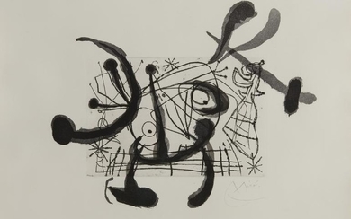 JOAN MIRO, (Spanish, 1893-1983), Untitled, from