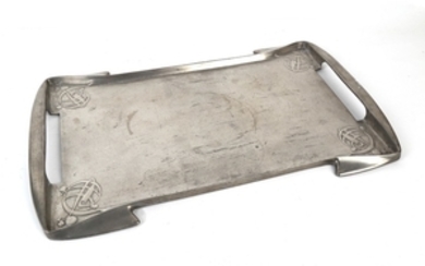 Liberty & Co. pewter tray, designed by Archibald...