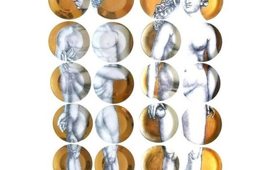 Piero Fornasetti "Adam and Eve" Porcelain Plates