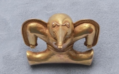 Pre-Columbian Gold Tairona Bird Pendant