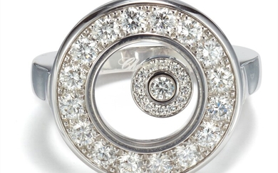 Chopard, A Diamond 'Happy Diamonds' Ring