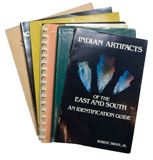 6 Books relating to Southern U.S. Artifacts: Includes