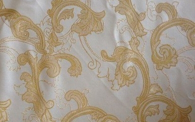 6-meter single sheet in elegant San Leucio damask fabric - Louis XVI Style - cotton blend - Recently Made