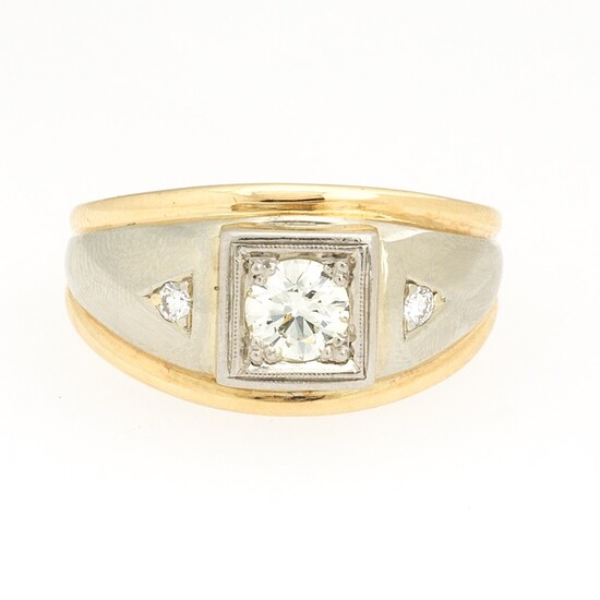 Jabel Two-Tone Gold and Diamond Ring