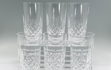 6pc Waterford Crystal Highball Glasses, Lismore