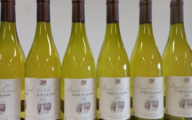 8 bouteilles de Bourgogne Blanc Viré Cléssé... - Lot 51 - Enchères Maisons-Laffitte