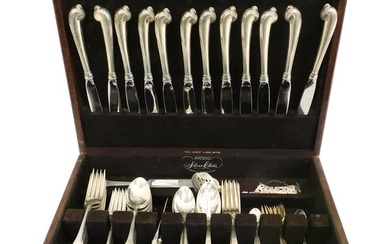 (86) pieces of Sterling silver. To include 57