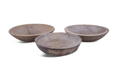 A COLLECTION OF IRISH SYCAMORE BOWLS OF VARIOUS SIZES,...