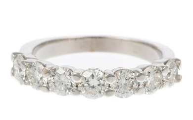 A Classic 1.50 ctw Diamond Band in 18K