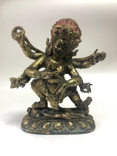 A Copper Alloy Figurine of Mahakala