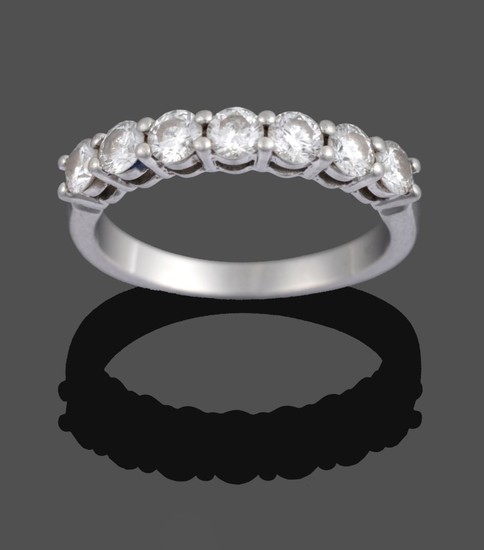 A Diamond Seven Stone Ring, by Tiffany & Co., the...