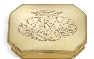 A GEORGE I GOLD SNUFF-BOX, LONDON, CIRCA 1720