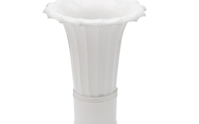A 'Hetsch' blanc-de-chine vase. Royal Copenhagen. H. 27 cm.