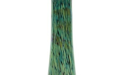 A Loetz or Kralik papillon glass vase