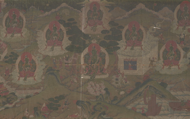 A PAINTING OF TARA OF THE EIGHT FEARS TIBET, 18TH-19TH...
