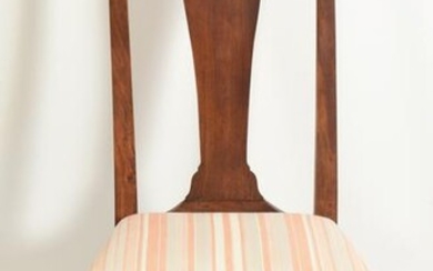 A Queen Anne walnut side chair, Boston, circa 1750