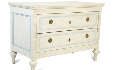 A Swedish Gustavian Style Painted Commode