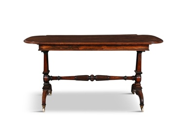 A VICTORIAN ROSEWOOD CENTRE TABLE, BY T & G SEDDON, LONDON ...