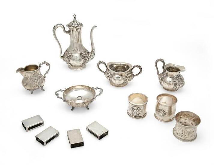 A group of .925 and .800 silver objects