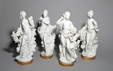 A set of four large Royal Worcester figures...