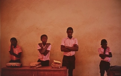 ALEX WEBB, "Haiti School Prayers, Bombardopolis". Year 1986