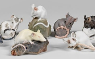 Acht Mäuse