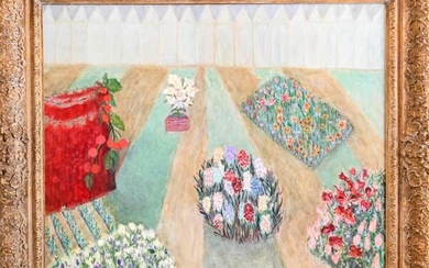 Adele Brandwen Oil Painting of Garden