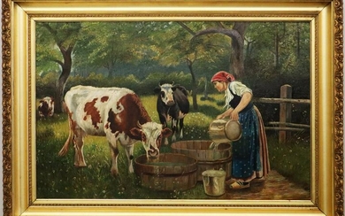 American Pastoral Oil on Canvas