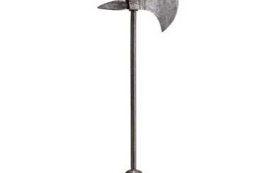 An Indo-Persian battle axe, mid-19th century