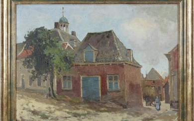 Andries Verleur (1876-1953) , Village view