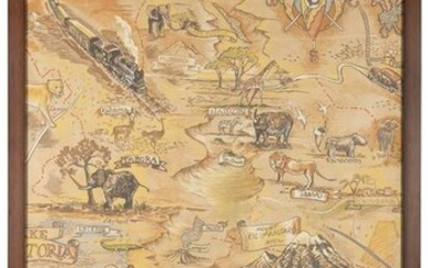 Animal Kingdom Lodge Wallpaper Map.