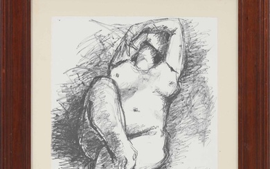 Anthony Caro (1924-2013): 'Nude', Lithograph. 1996.