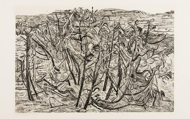 δ Anthony Gross (1905-1984) Landscape with