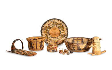 Assortment of Southwestern and Southeastern Baskets
