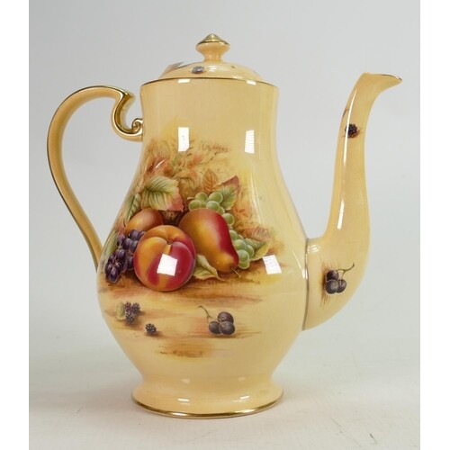 Aynsley Orchard Gold coffee set: Comprising coffee pot and c...