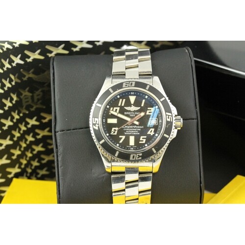 BREITLING SUPEROCEAN AUTOMATIC REFERENCE A17364 WITH BOX, ci...