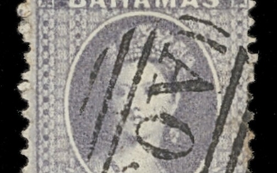 Bahamas 1862 No Watermark Perforated 11½, 12 6d. lavender-grey, a couple of slightly toned perf...