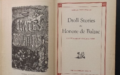 Balzac, Contes Drolatiques Droll Stories, Dore illustr