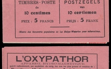 Belgium 1914 - Stamp booklet A15b L'Oxypator - OBP / COB A15b