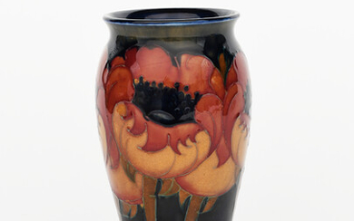 'Big Poppy' a Moorcroft Pottery vase designed by William Moorcroft