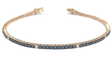 Bracelet Rose gold Diamond (Colour-treated) - Diamond