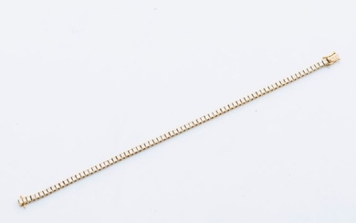Bracelet ligne en or jaune 18 carats (750...