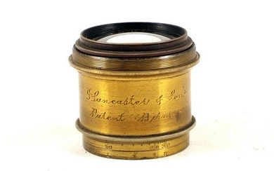Brass Bound Lancaster Half Plate Field Camera with