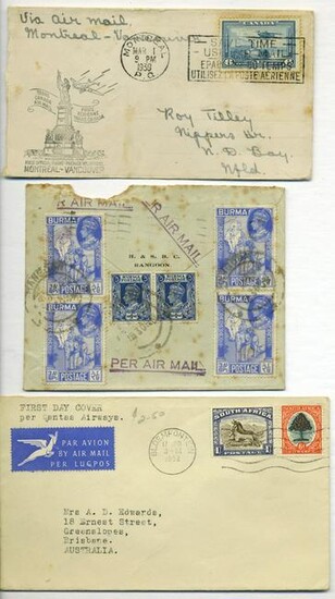 British Commonwealth First Day & First Flight Covers