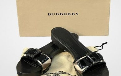 Burberry Ladies Leather Summer Sandals/ Shoes Sz40