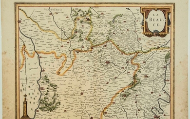 CARTE XVIIe: «LA BEAUCE» c. 1633. (Orléans,... - Lot 51 - Vermot et Associés