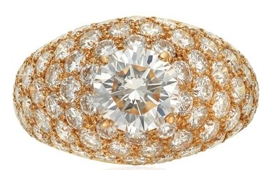 CARTIER DIAMOND RING WITH GIA REPORT