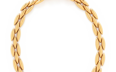 CARTIER, YELLOW GOLD 'GENTIANE' NECKLACE