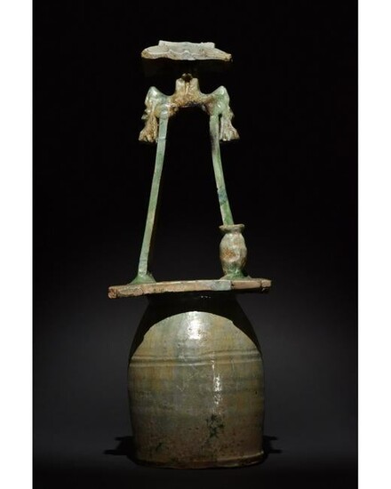CHINESE MING DYNASTY GLAZED TERRACOTTA WELL