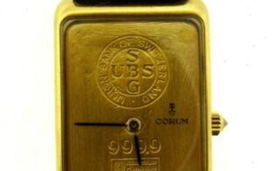 CORUM 18K YELLOW GOLD UNION BANK OF SWITZERLAND GR. 15